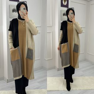 Büyük beden triko tunik