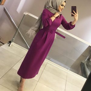 Kalem elbise krep kumaş