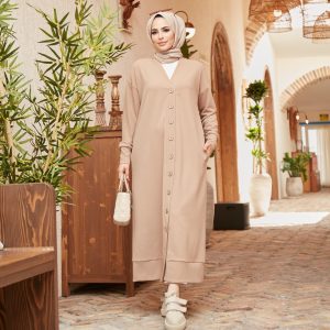 Büyük beden hırka krep kumaş