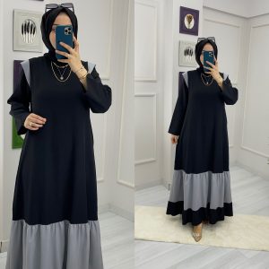 Armağan elbise krep kumaş