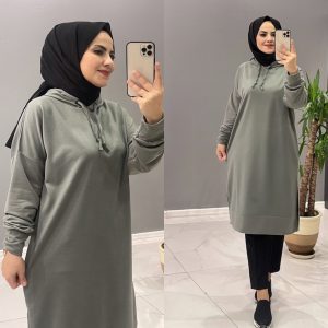 Tak çık spor tunik iki iplik