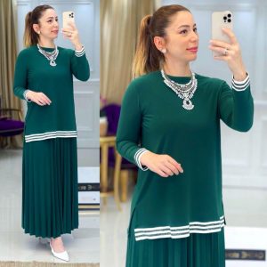 Etek tunik takım sandy kumaş