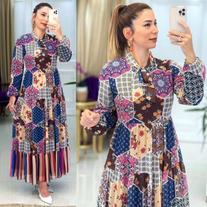 Şirin elbise 1.sınıf şifon kumaş