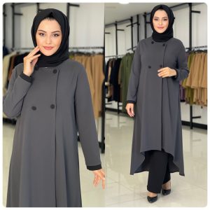 Krep kumaş tunik takım