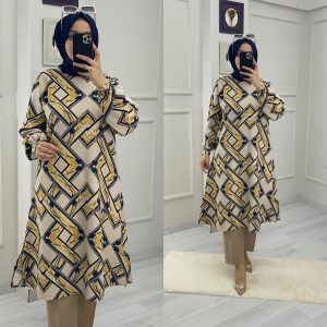 Krep kumaş tunik