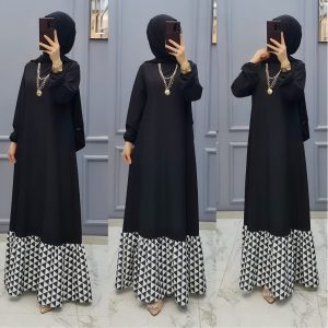 Büyük beden elbise krep kumaş