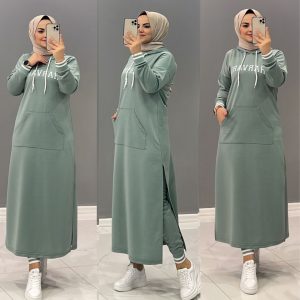 Uzun spor tunik pantolon takım
