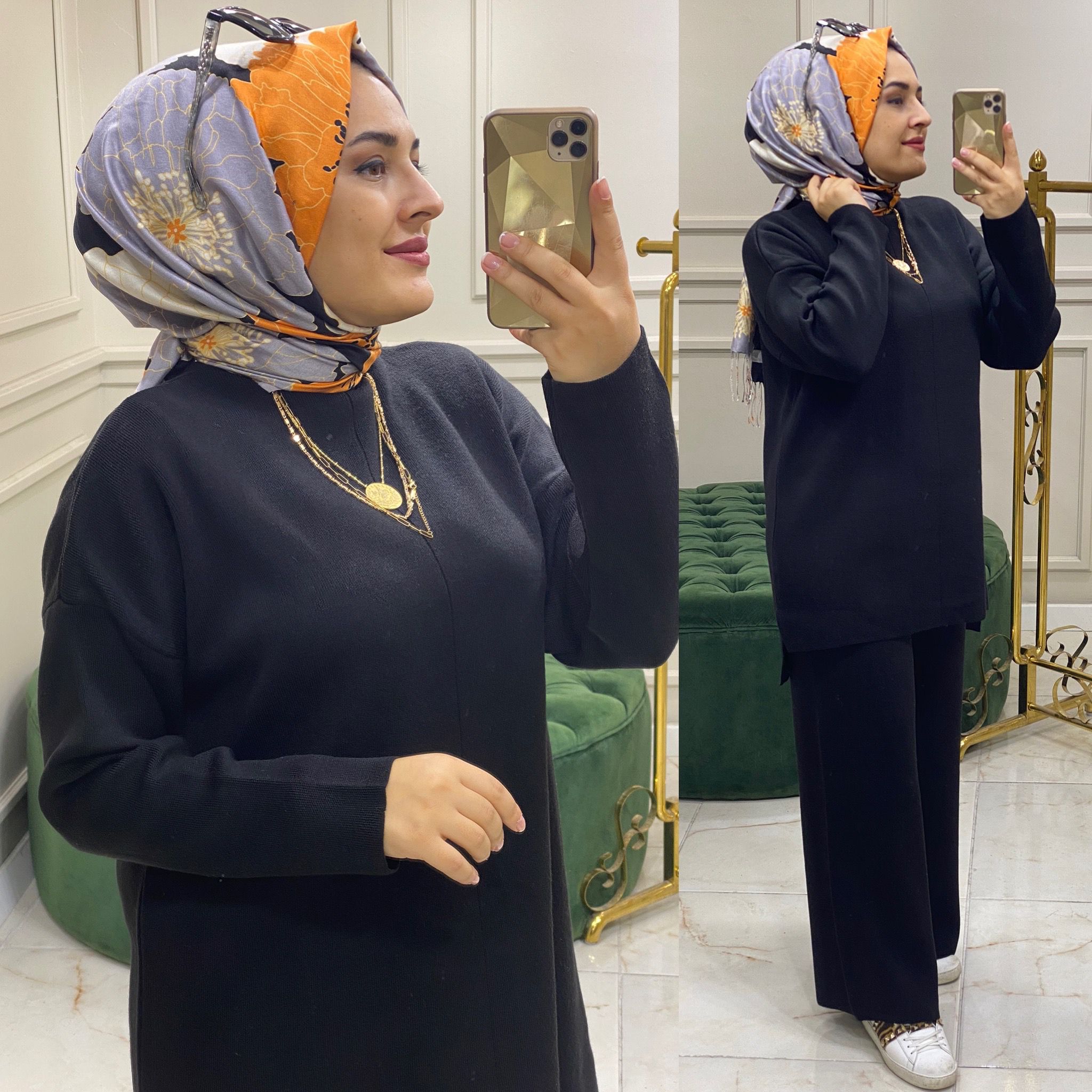 Triko tunik pantolon takım - Görsel 8