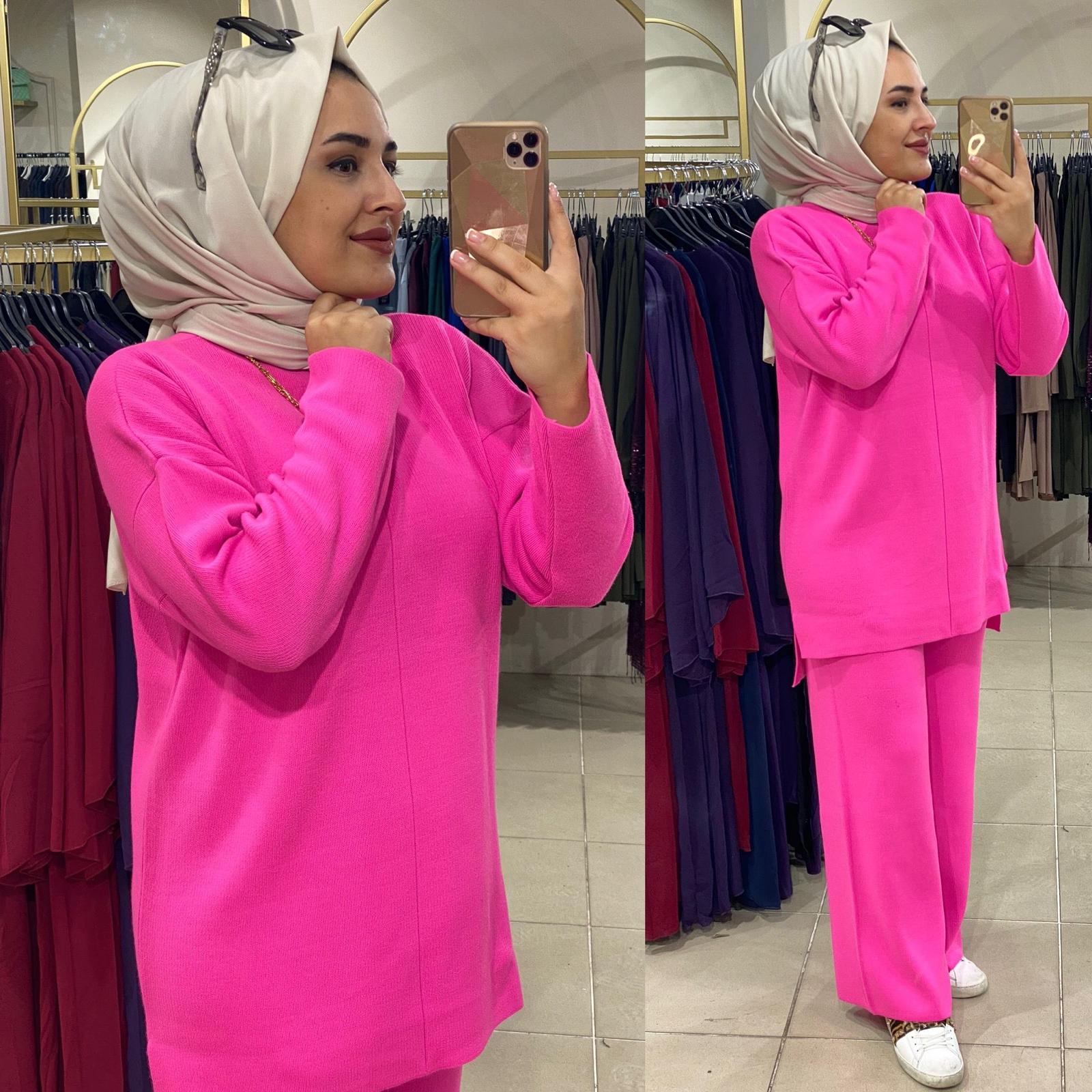 Triko tunik pantolon takım - Görsel 4
