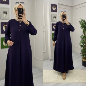 Büyük beden krep kumaş elbise