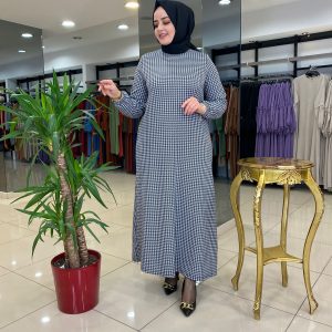 Kışlık kazayağı elbise