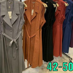 Büyük beden kuşaklı yelek