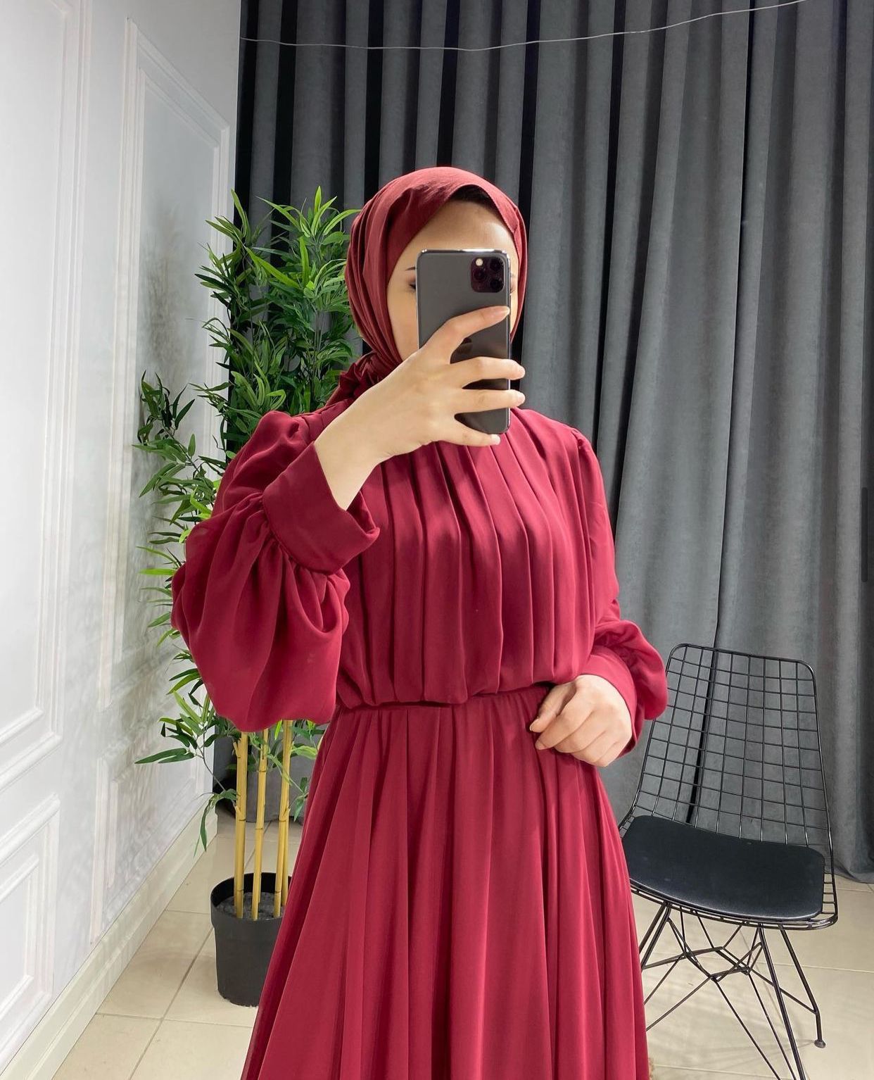 Pırlanta şifon kumaş abiye - Görsel 9