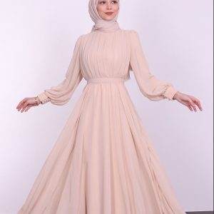 Pırlanta şifon kumaş abiye
