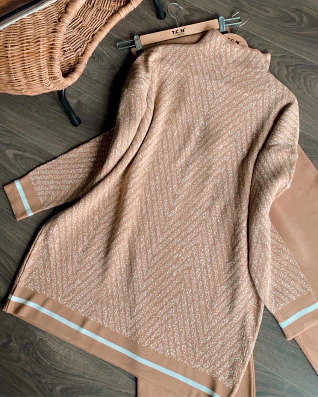 Triko tunik pantolon takım - Görsel 5