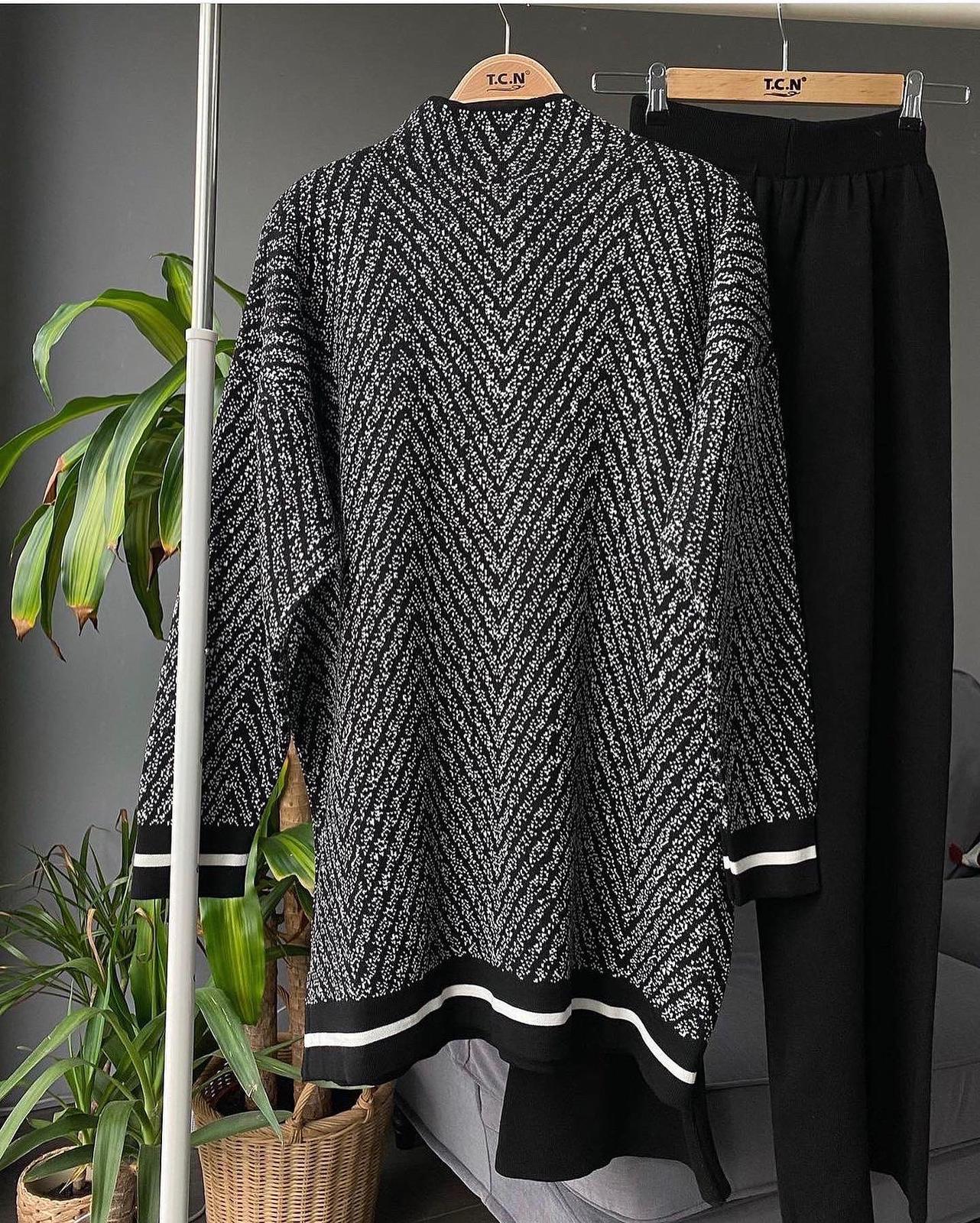 Triko tunik pantolon takım - Görsel 3