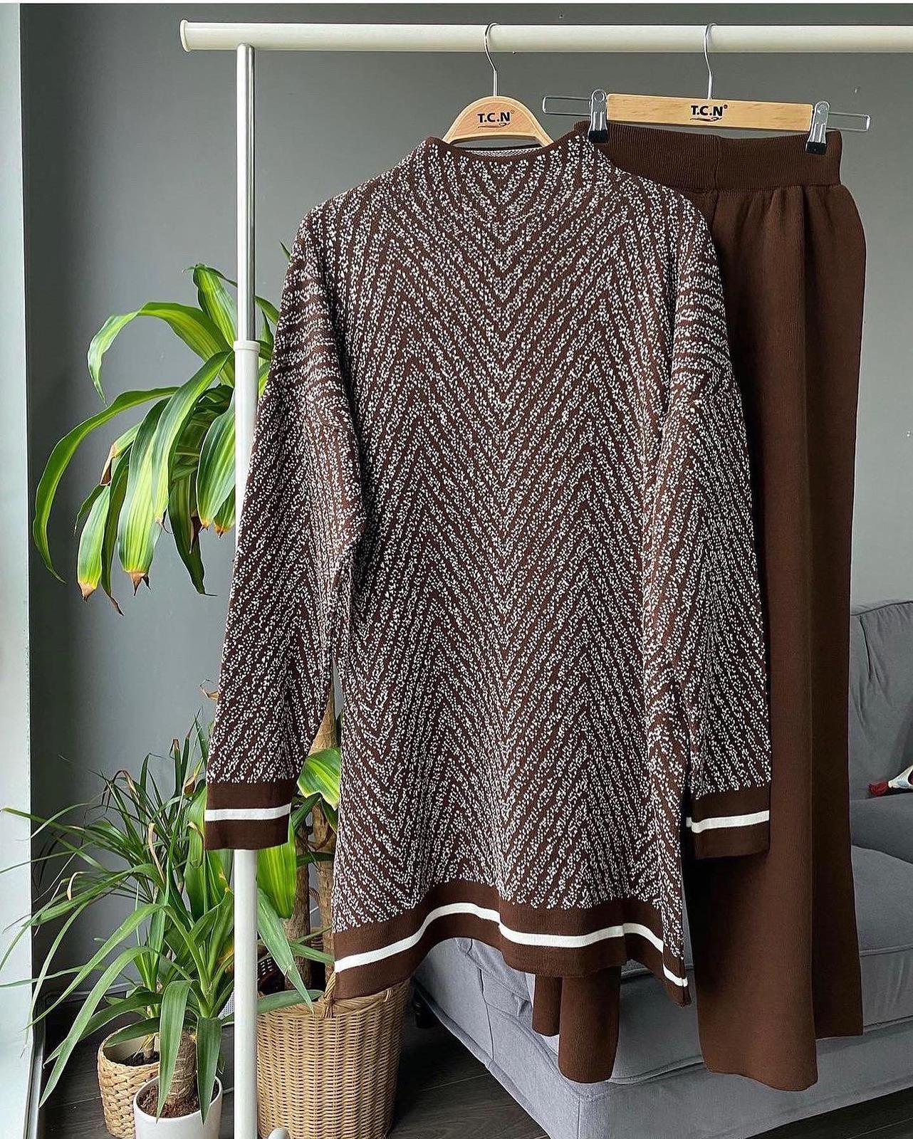 Triko tunik pantolon takım