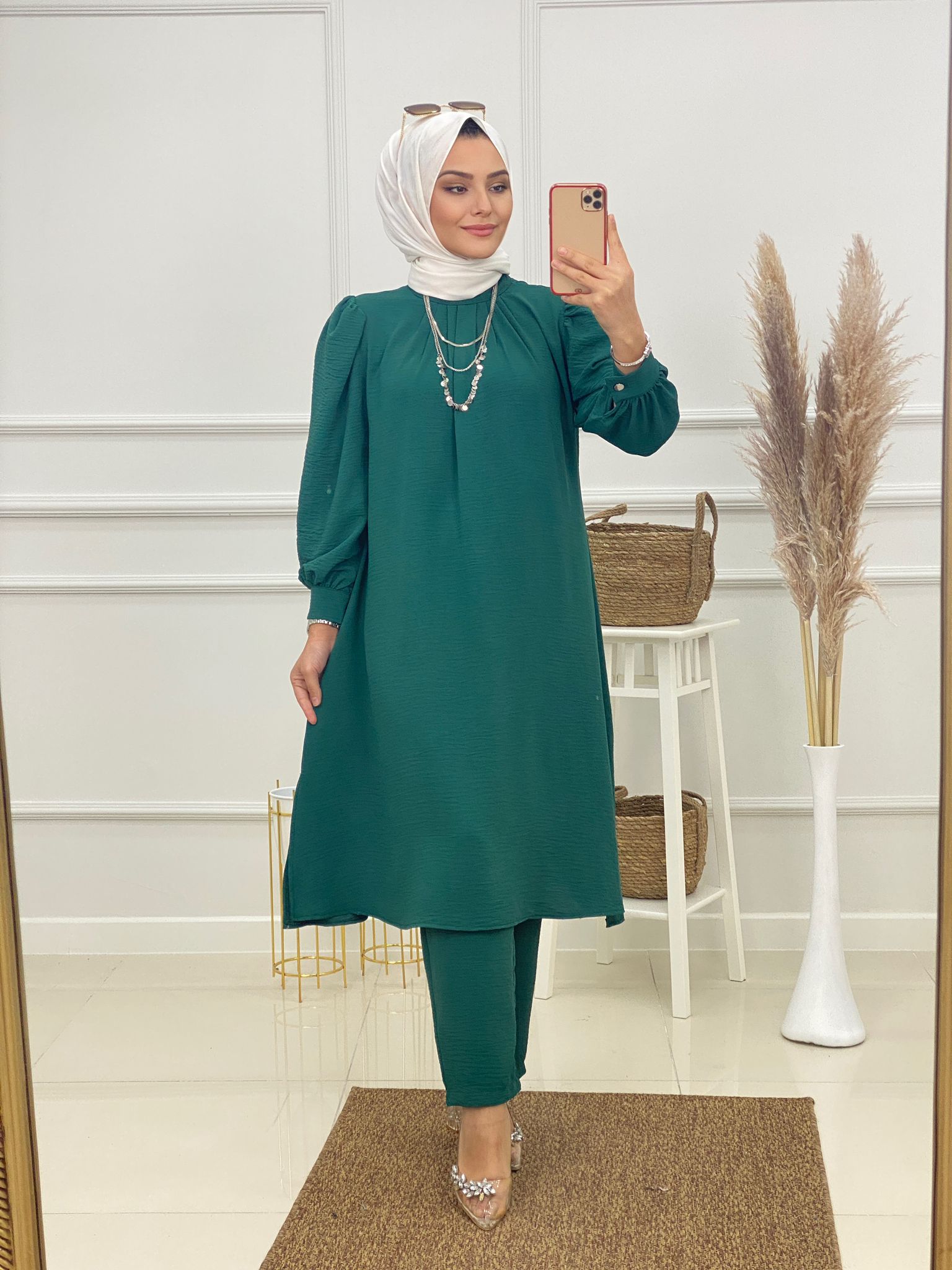 Tunik pantolon takım ayrobin - Görsel 5