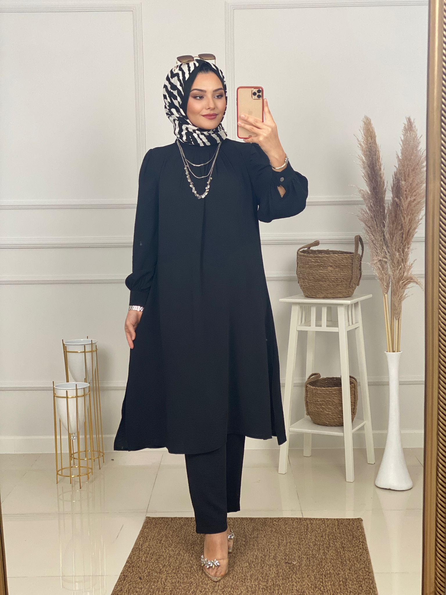 Tunik pantolon takım ayrobin - Görsel 4