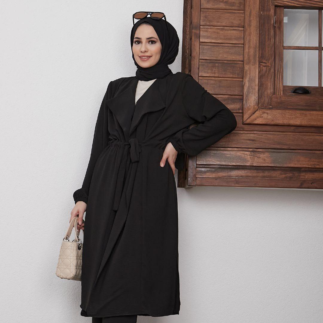 Ayrobin kumaş kap pantolon takım - Görsel 7