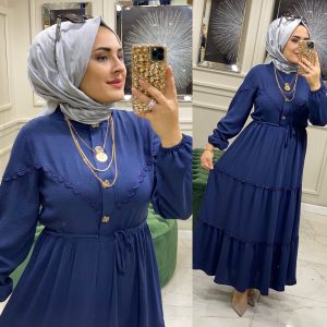 Ayrobin kumaş elbise