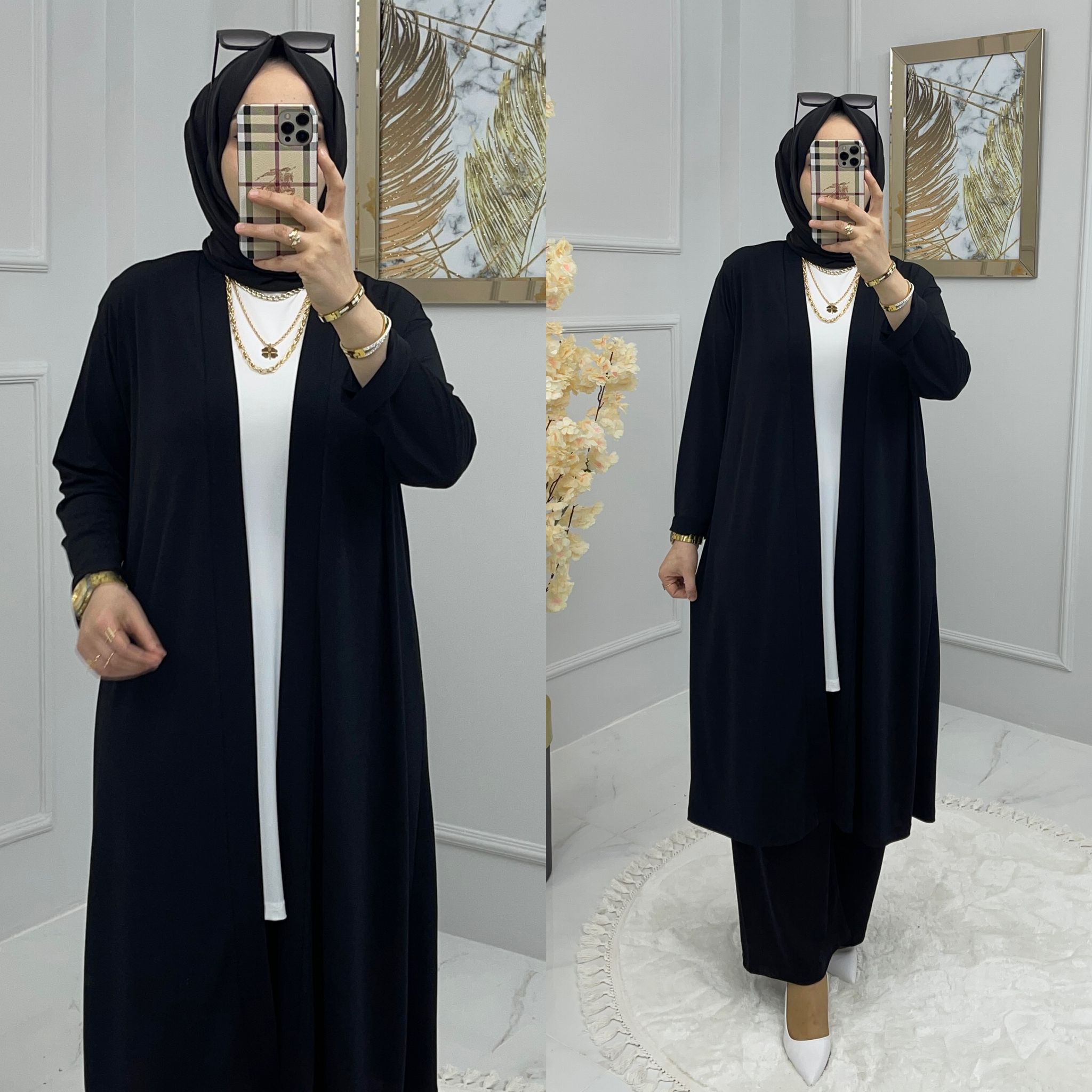 Üçlü kap içlik pantolon takım - Görsel 6