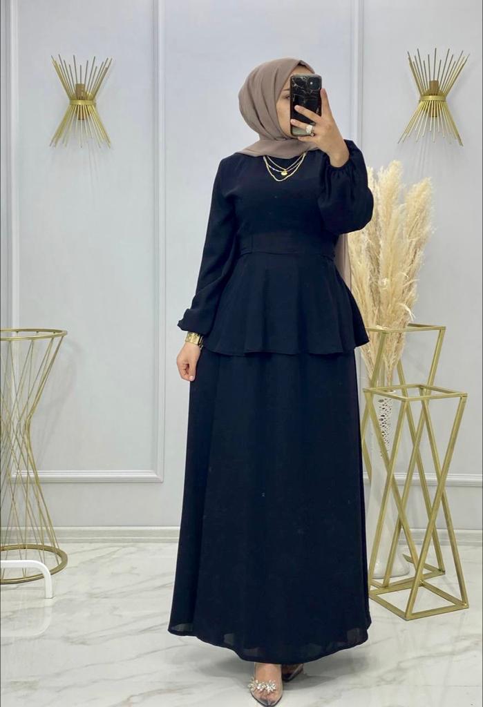 Etekli tunik takım ayrobin kumaş - Görsel 5