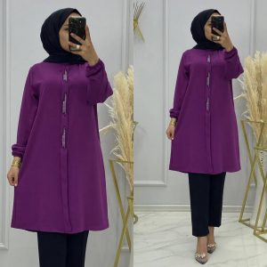 Taş işlemeli 1.sınıf ayrobin kumaş tunik