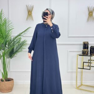 Ayrobin kumaş ferace büyük beden