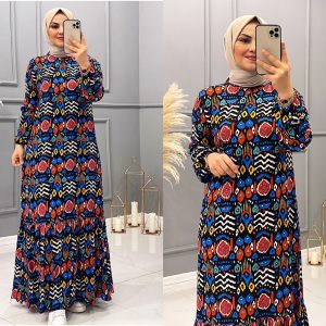 Hitit elbise  viskon  kumaş elbise