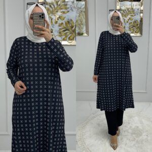 Tunik pantolon takım sandy kumaş