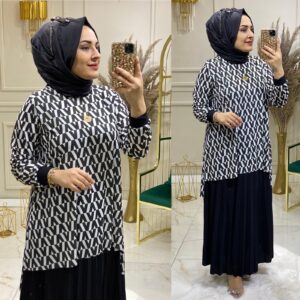 Etekli tunik takım 1.sınıf tilta kumaş