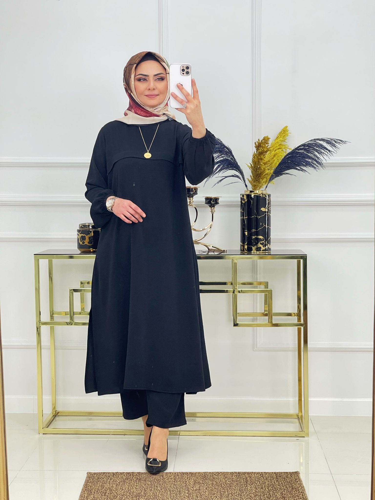 Ayrobin tunik pantolon takım - Görsel 4