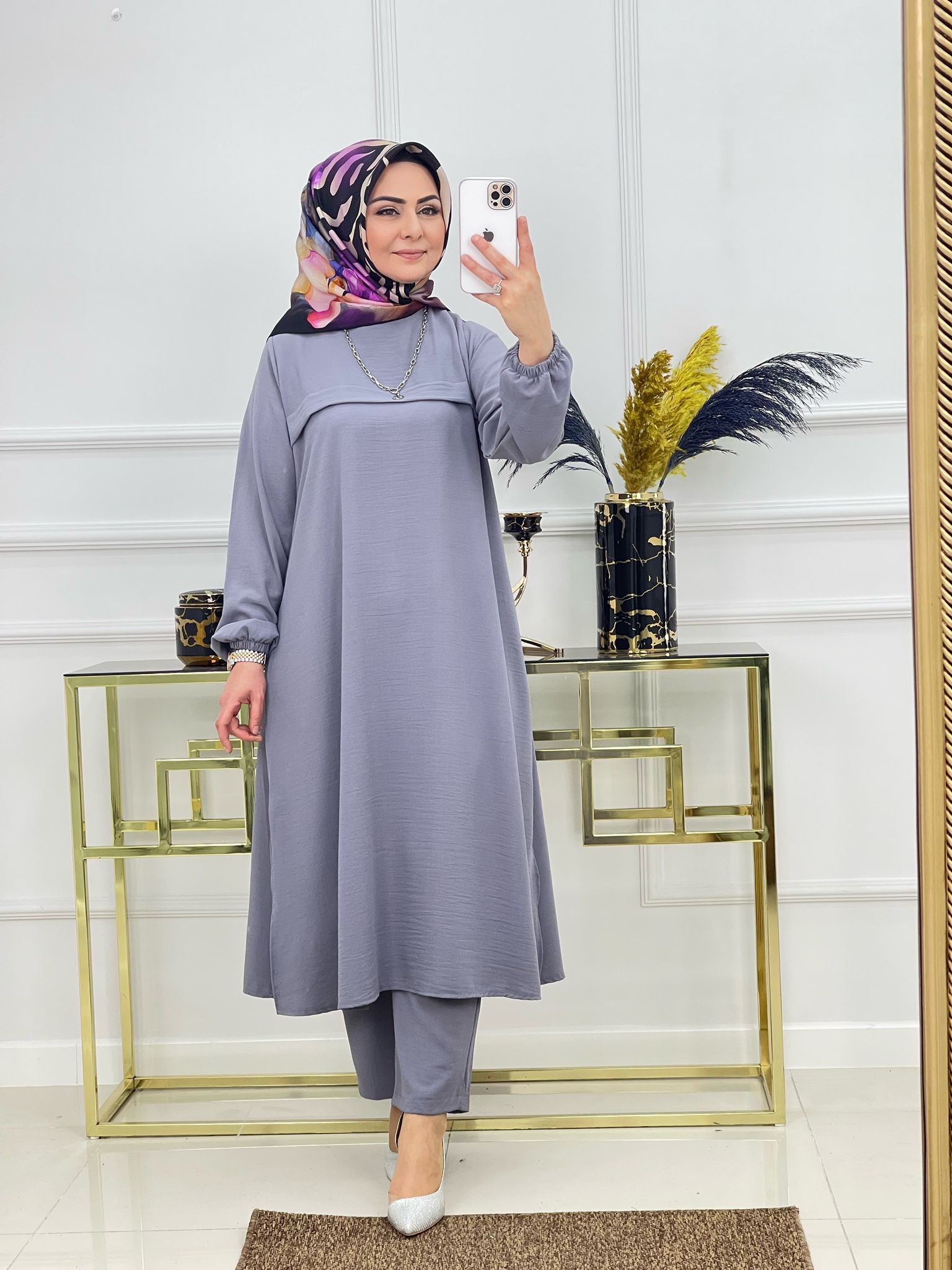 Ayrobin tunik pantolon takım - Görsel 2