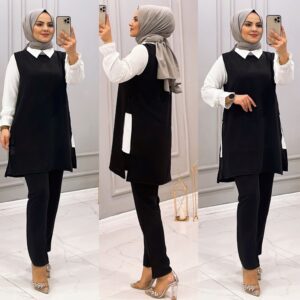 Ayrobin üçlü tunik takım