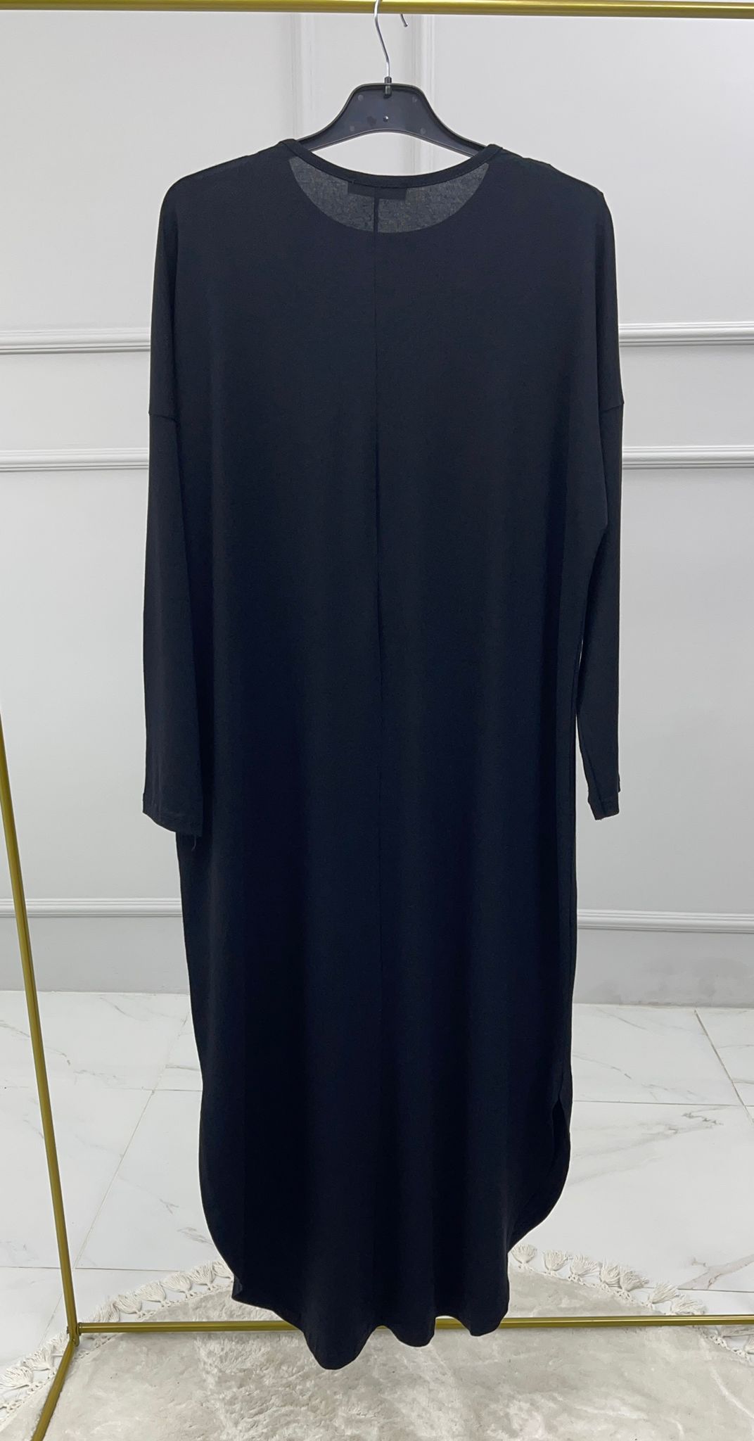 Pamuklu penye kumaş tunik - Görsel 9