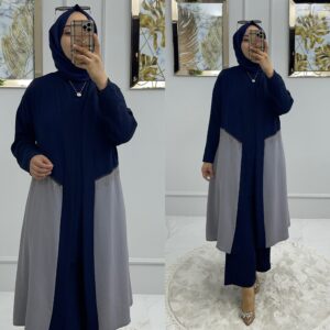 Üçlü kap  takım ayrobin kumaş