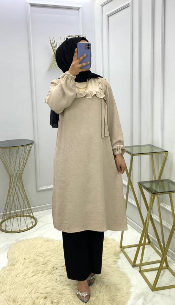 Zühre tunik pantolon takım - Görsel 12