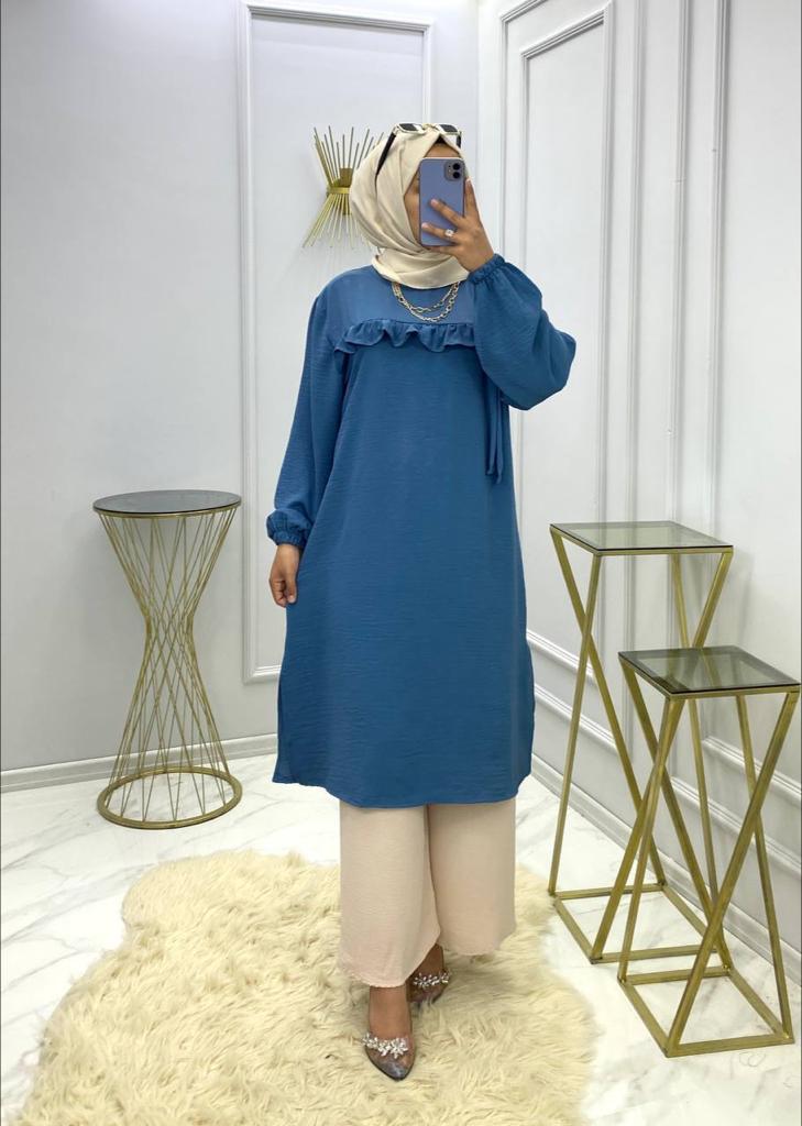 Zühre tunik pantolon takım - Görsel 10