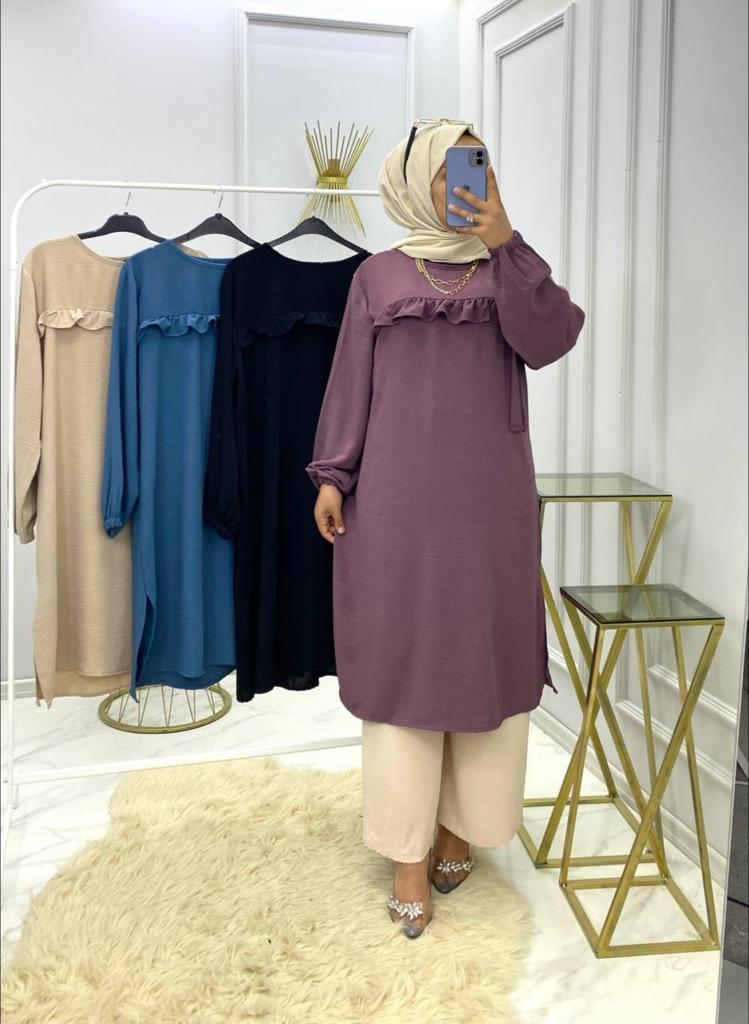 Zühre tunik pantolon takım - Görsel 7
