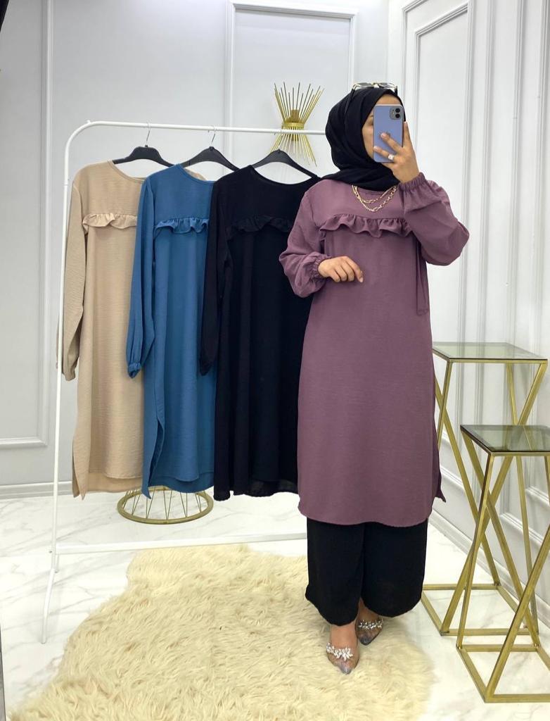 Zühre tunik pantolon takım
