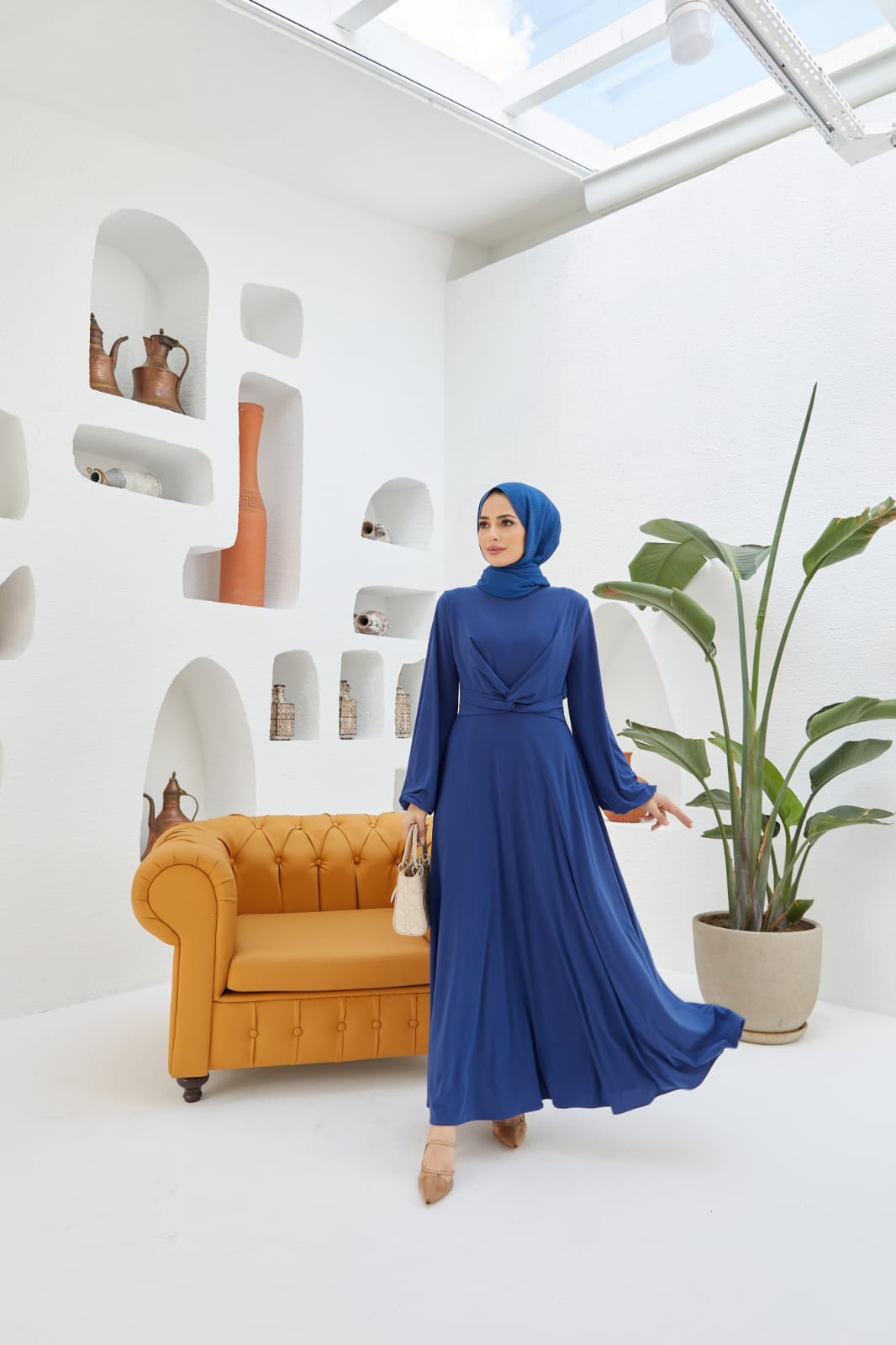 Sandy kumaş kiloş elbise