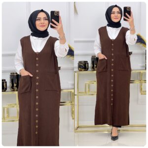 İnce fitilli triko yelek