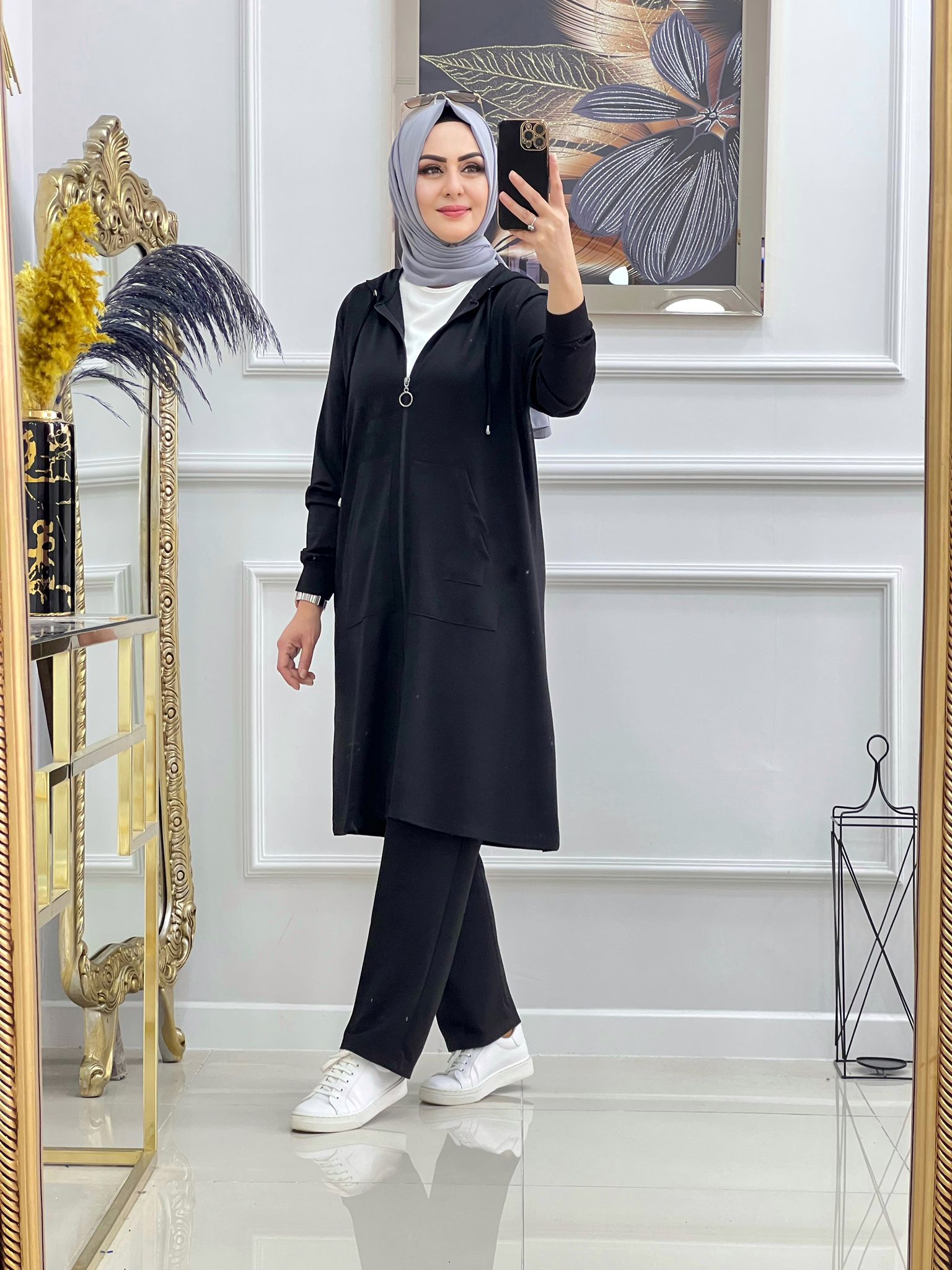 Büyük beden tunik takım iki iplik - Görsel 9