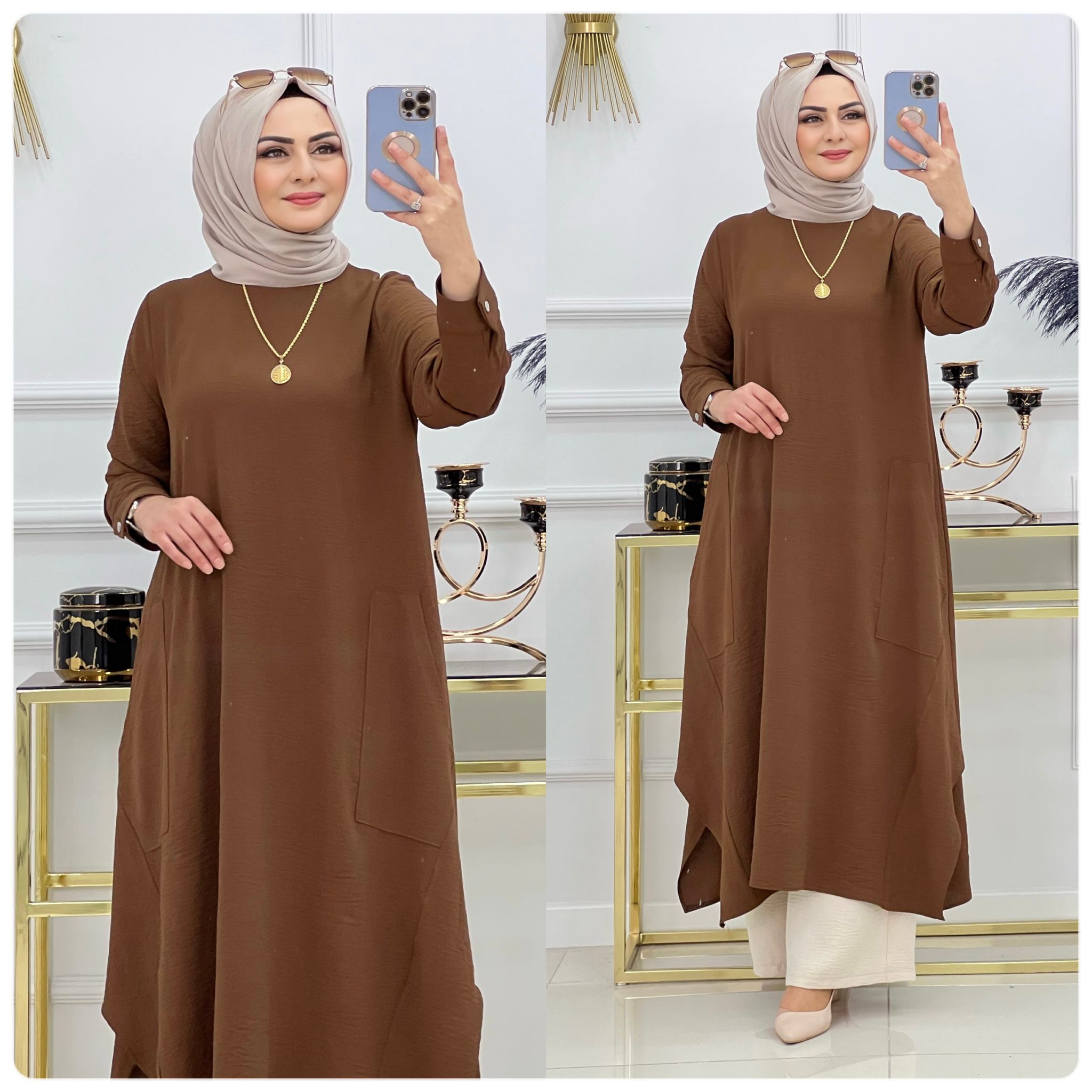 Deniz tunik ayrobin kumaş - Görsel 8