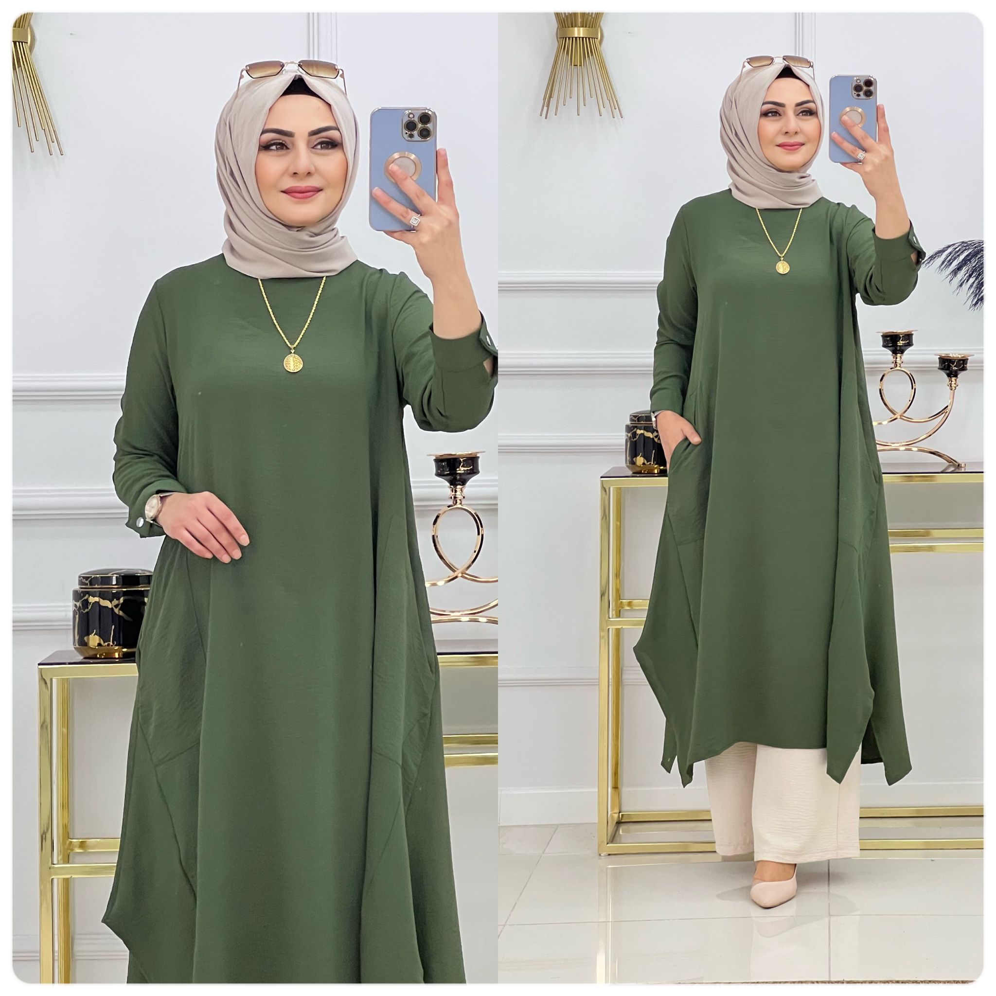 Deniz tunik ayrobin kumaş - Görsel 6