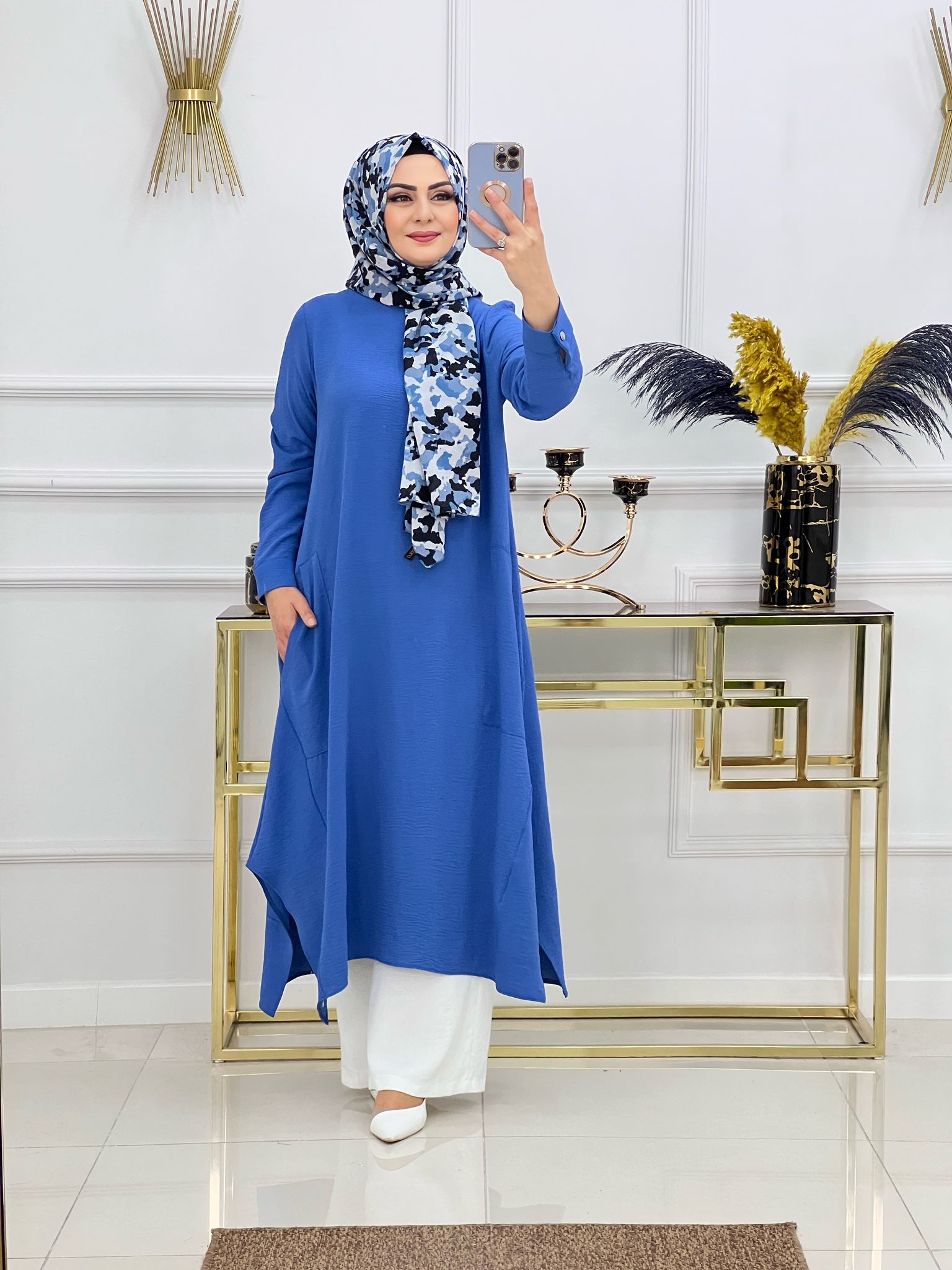 Deniz tunik ayrobin kumaş - Görsel 3