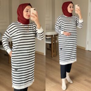 Zarife tunik iki iplik kumaş