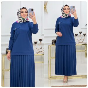 Etek takım krep kumaş