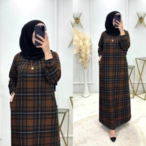 Cepli elbise ekosa kumaş